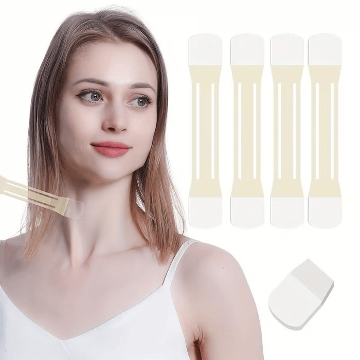 Cinta elevadora para cuello y escote. Proporciona firmeza instantánea y efecto lifting antiarrugas.
