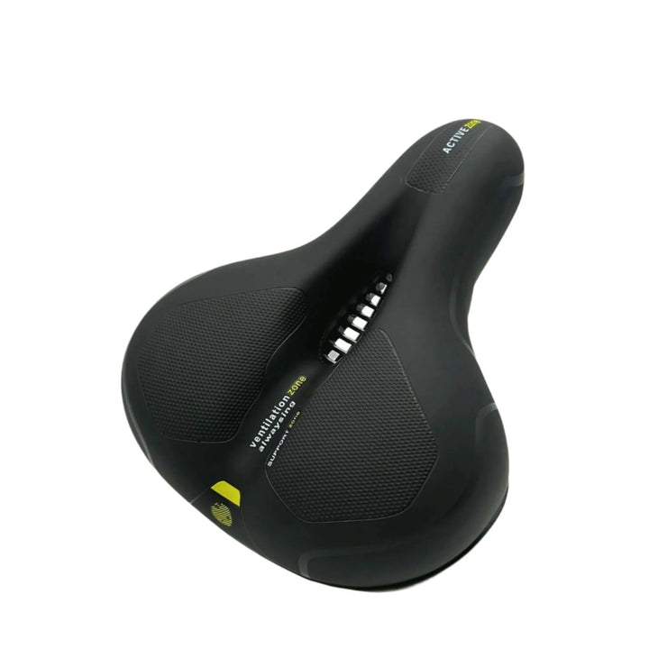 Silla de bicicleta ergonómica de gel para ciclismo cómodo. Sillín unisex con absorción de impactos, ideal para paseos.