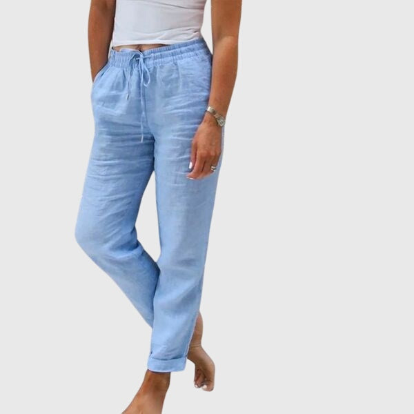 Pantalones de mujer para diario: cómodos, elegantes y de moda, con cintura elástica.