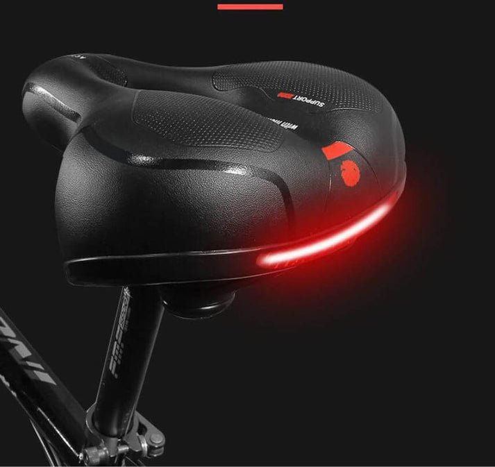 Silla de gel para bicicleta, ergonómica y cómoda. Ideal para ciclismo de montaña, urbano o spinning. Accesorios bici.