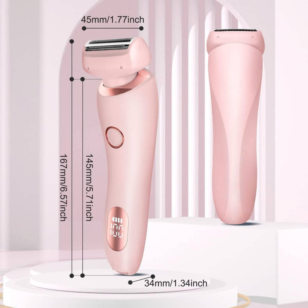 Afeitadora eléctrica para mujer con resultados duraderos. Piel suave y sin vello por más tiempo, uso corporal.