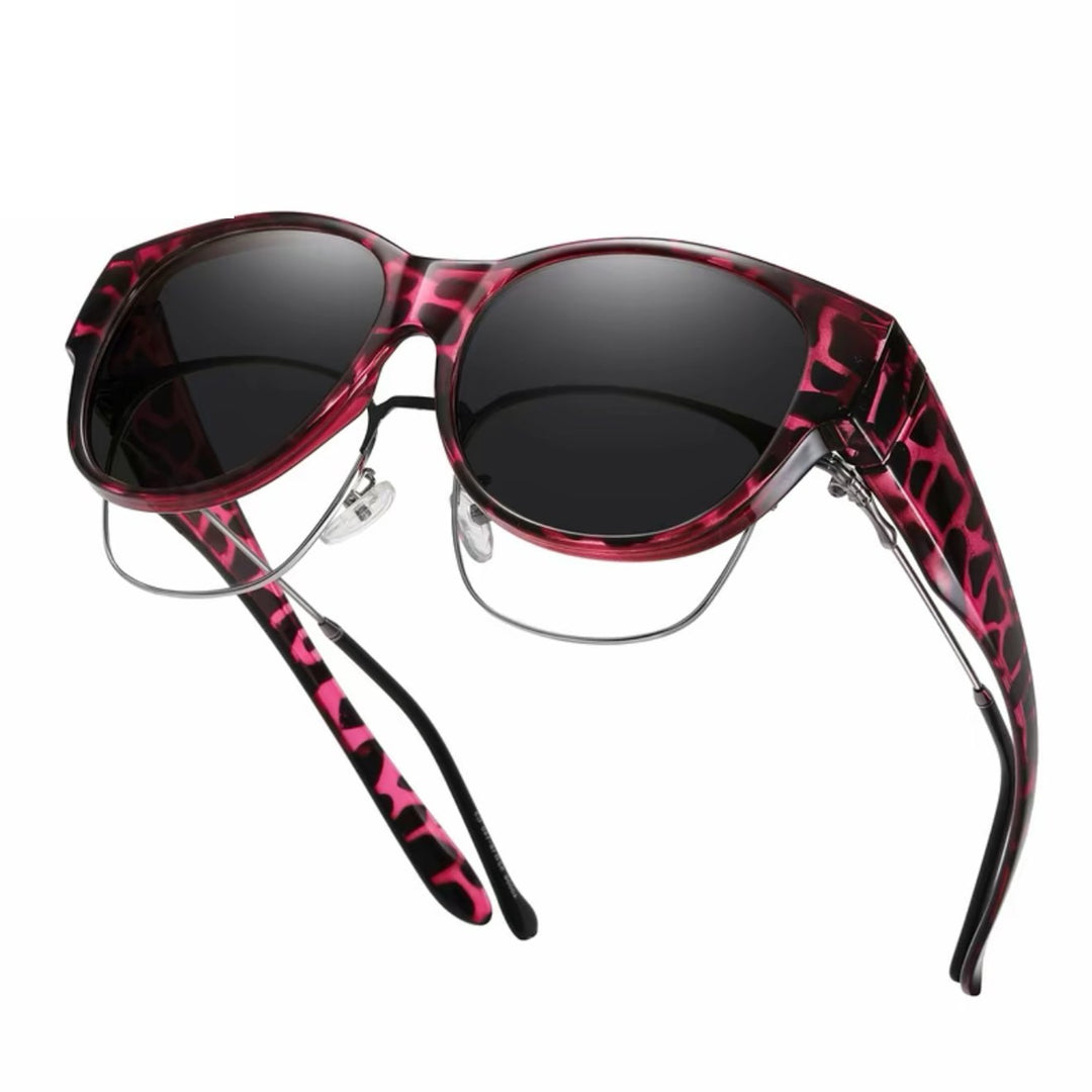 Gafas de sol polarizadas UV400 de mujer, diseño ojo de gato, elegantes y confortables.