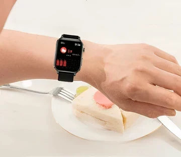 Obtén datos de glucosa en tiempo real con este smartwatch. Monitorización no invasiva para tu tranquilidad.