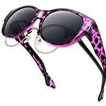 🔥Montura de carey morado, lentes grises