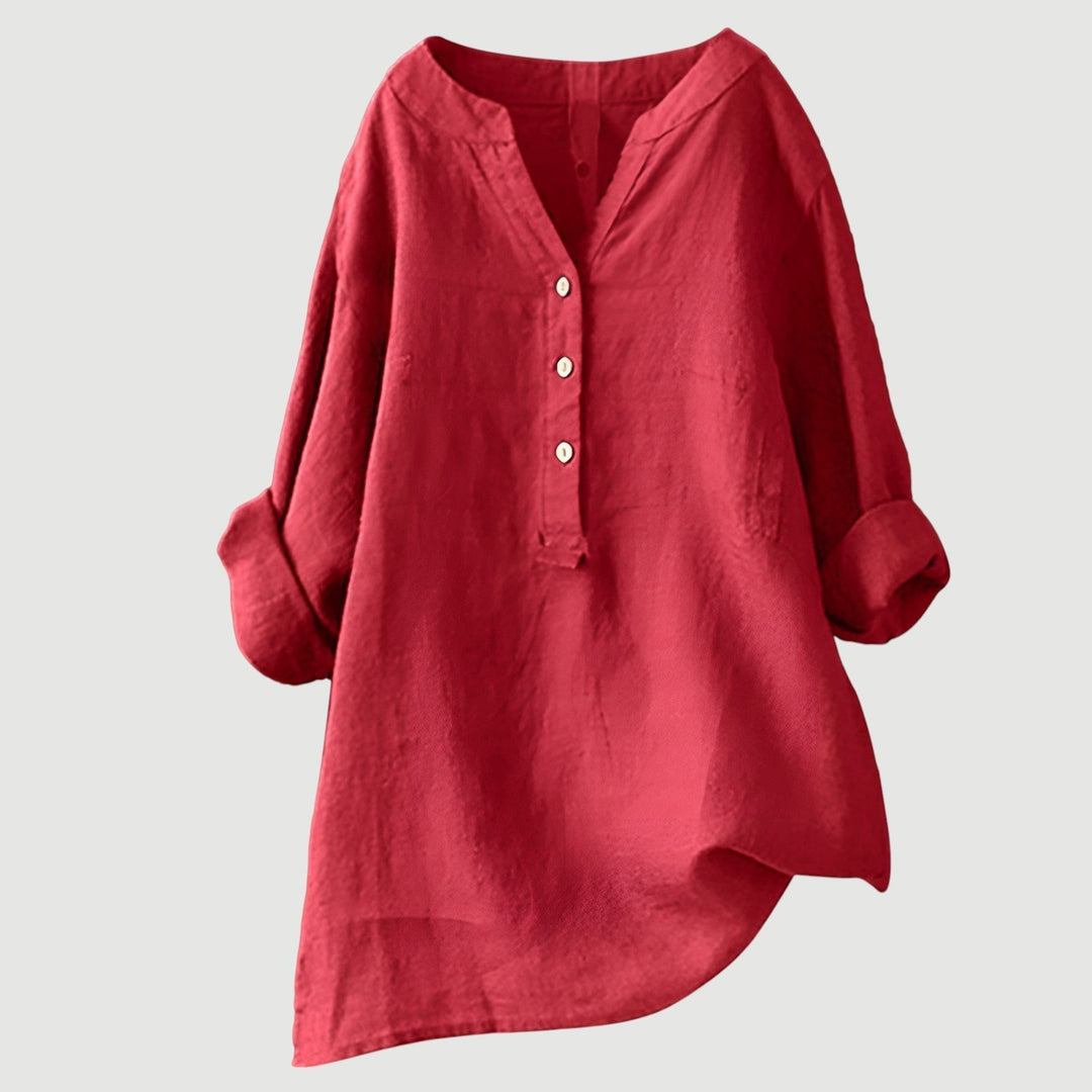 Blusa Daniela transpirable para mujer, perfecta para el calor del verano. Estilo holgado y casual.