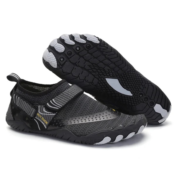 Zapatos acuáticos cómodos y transpirables de secado rápido, ideales para la playa y uso unisex en verano.
