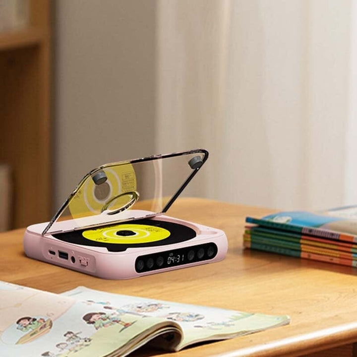 Audio Hi-Fi excepcional en este reproductor de CD portátil con Bluetooth para disfrutar tu música MP3.