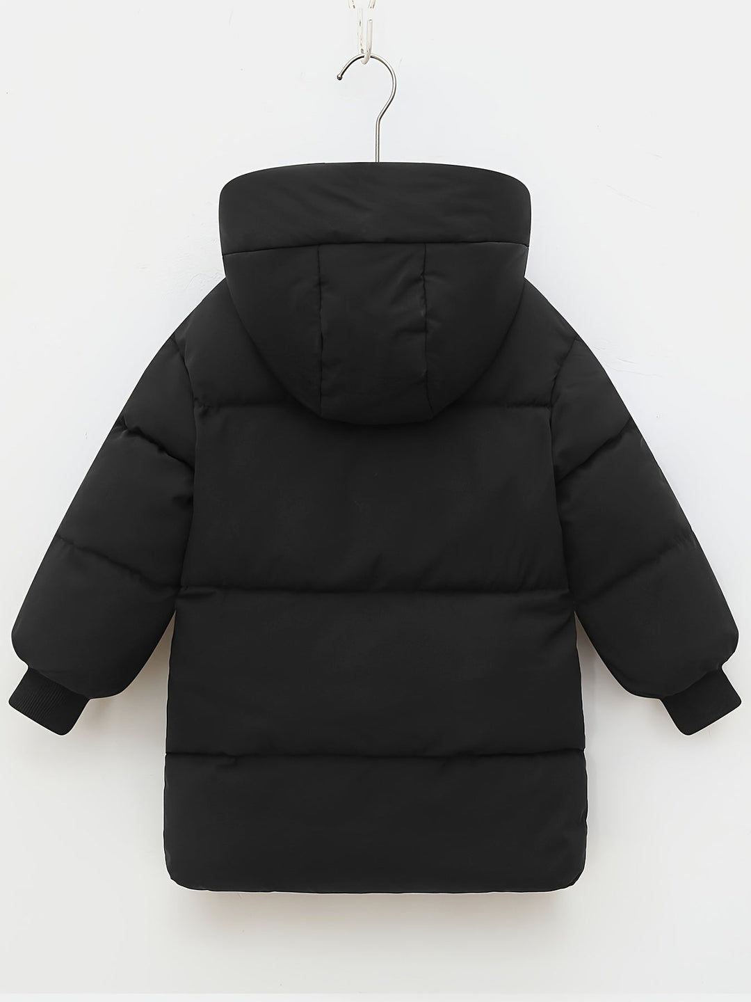 Chaqueta acolchada resistente para niñas, con capucha, para juegos al aire libre en invierno.