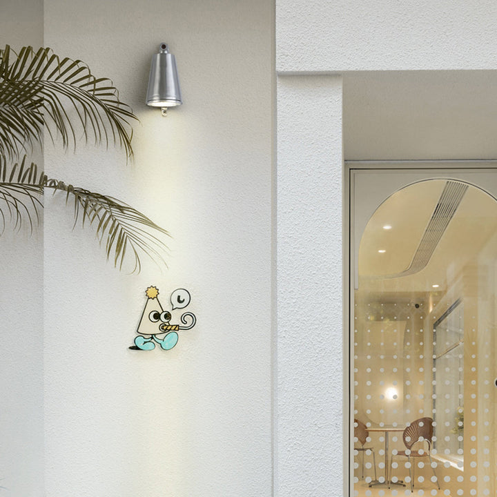 Iluminación exterior industrial LED 3W, lámpara de pared IP65 impermeable, diseño campana.