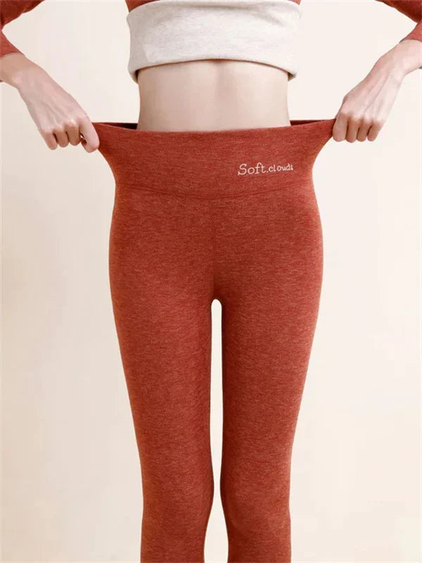 Leggings cálidos de invierno para mujer, perfectos para mantener el calor en frío extremo. Ropa interior térmica.