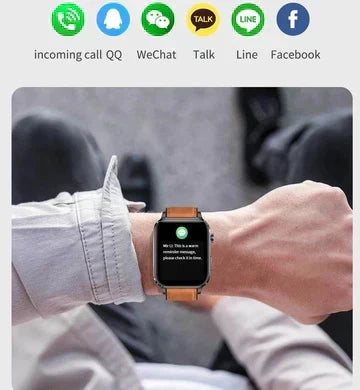 Smartwatch unisex. Monitor de glucosa no invasivo, presión arterial y sueño. Control integral de tu salud.