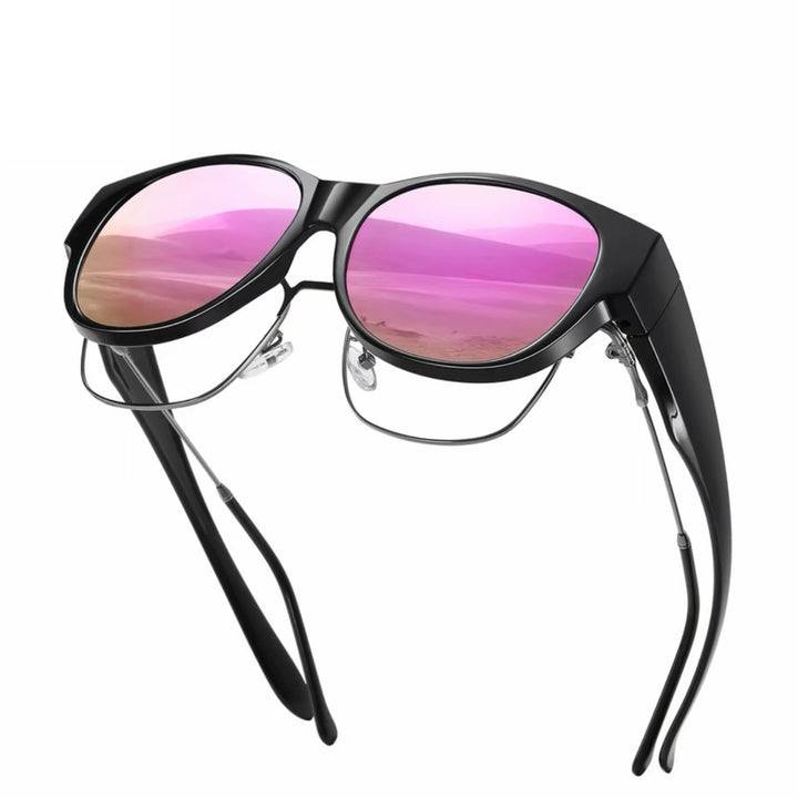 Look elegante: gafas de sol cat eye polarizadas para mujer con protección UV400.