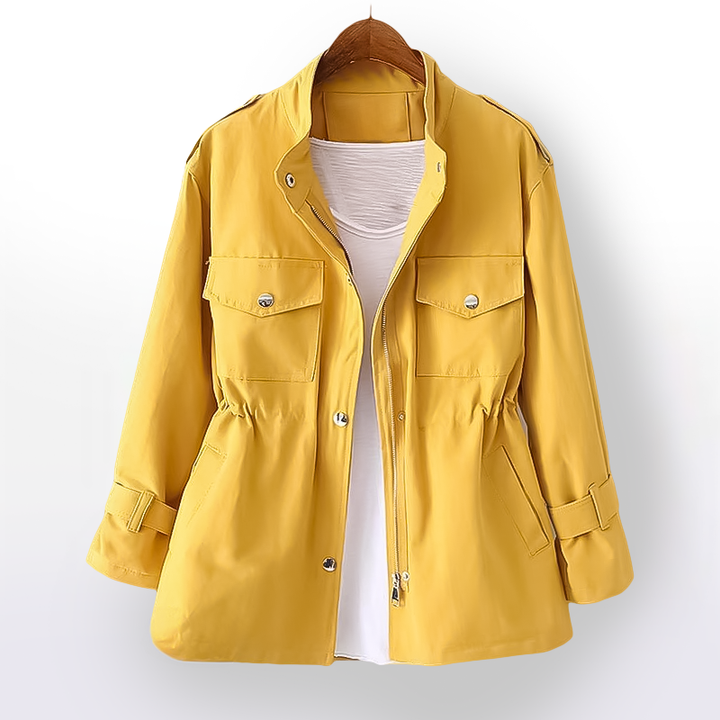 Blazer chaqueta mujer de otoño, prenda elegante y versátil. Estilo sofisticado para moda femenina y ropa de oficina.