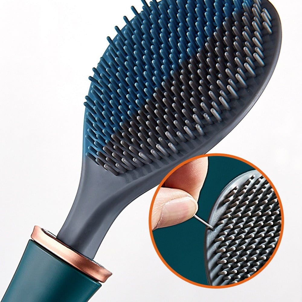 Cepillo inodoro con base de secado rápido, perfecto para baños modernos, limpio y ordenado.