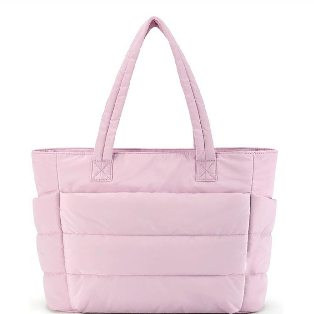 Bolso de hombro para mujer, diseño acolchado y espacioso, disponible en tendencia y varios colores.
