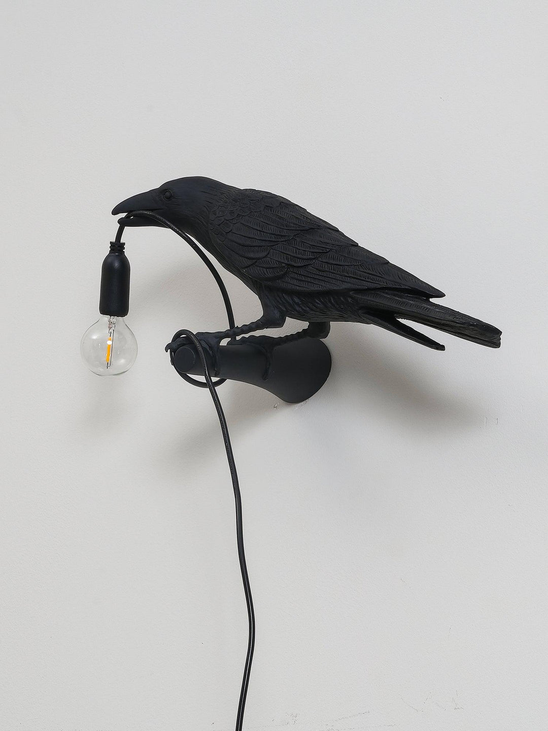 Luz de ambiente de pared con pájaro, diseño mágico para decoración de hogar.