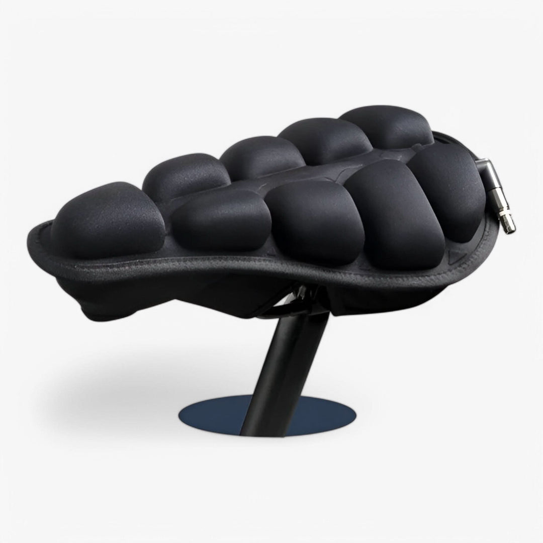Comodidad ciclismo superior con funda de asiento transpirable, amortiguación de aire y base antideslizante.
