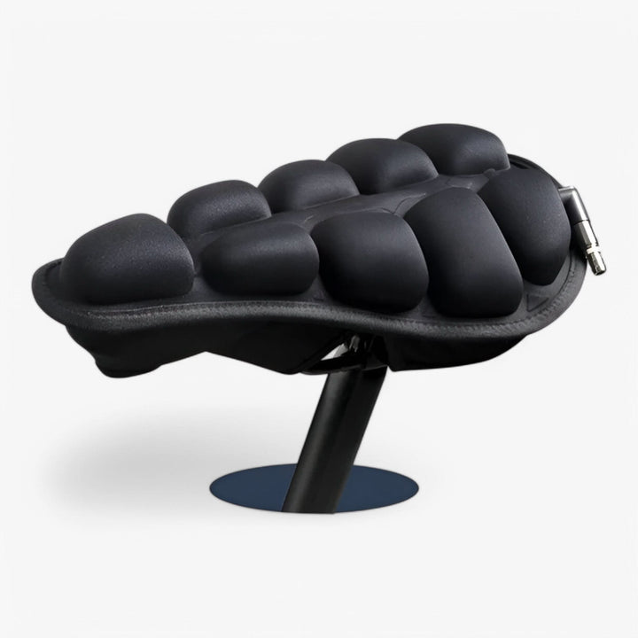 Comodidad ciclismo superior con funda de asiento transpirable, amortiguación de aire y base antideslizante.
