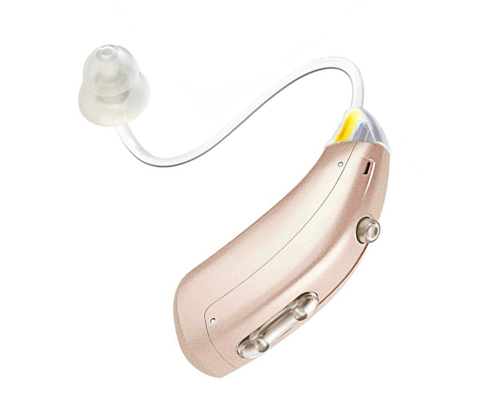 Audífonos digitales in-ear discretos para una audición clara y personalizada, cómodos.