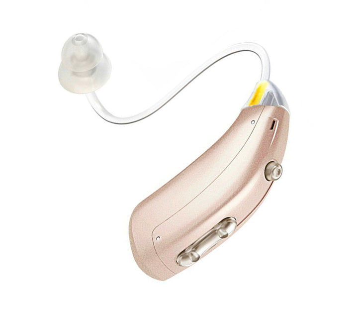 Audífonos digitales in-ear discretos para una audición clara y personalizada, cómodos.
