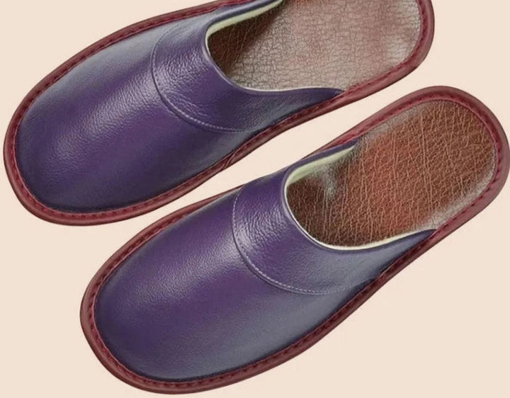 Mules de descanso para hombre, calzado interior suave y cómodo, ideales para el confort en casa.