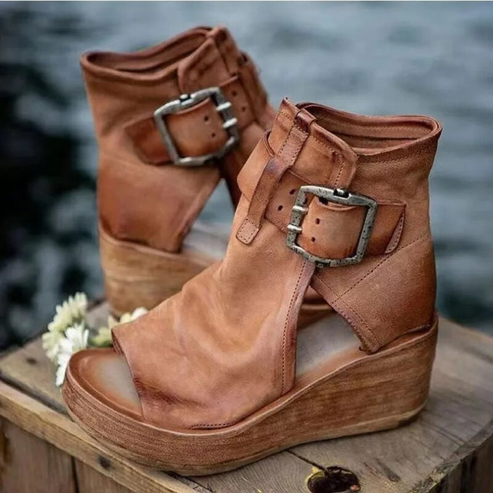 Sandalias de verano para mujer, cómodas y elegantes con diseño de cuña, ideales para un look casual y fresco.
