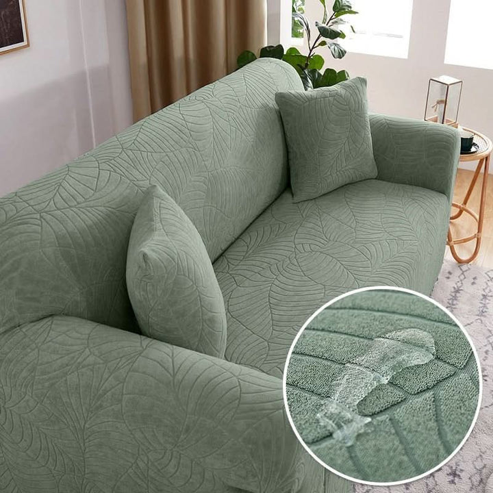 Funda de sofá elástica, diseño moderno que combina protección y confort para tu sala.