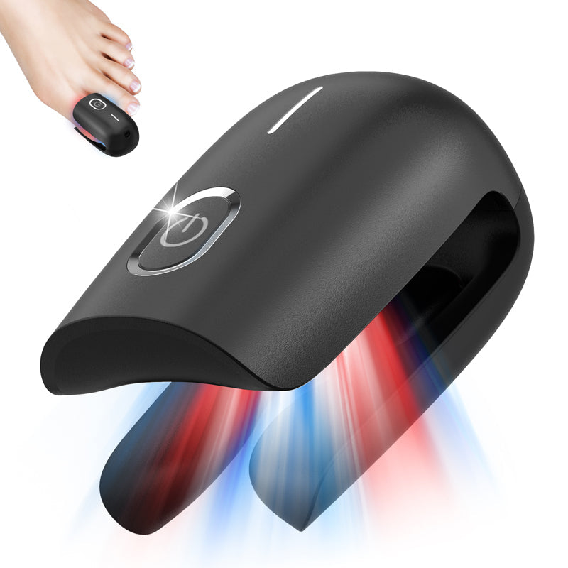 Dispositivo láser terapéutico compacto para el tratamiento de hongos en uñas (onicomicosis). Recargable.