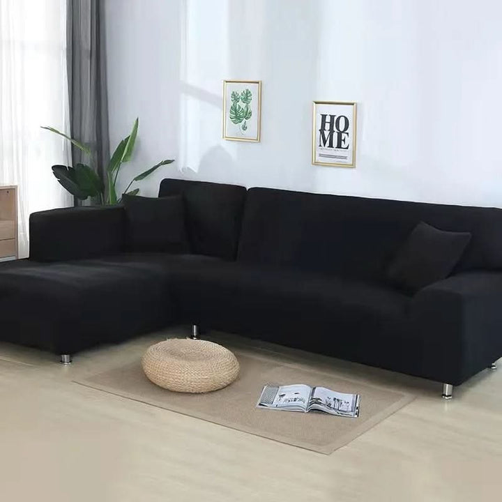 Cubierta de sofá de terciopelo antideslizante, elástica, renueva tu decoración del hogar.
