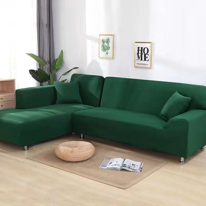 Funda de sofá de terciopelo con elasticidad, antideslizante, para una sala impecable.