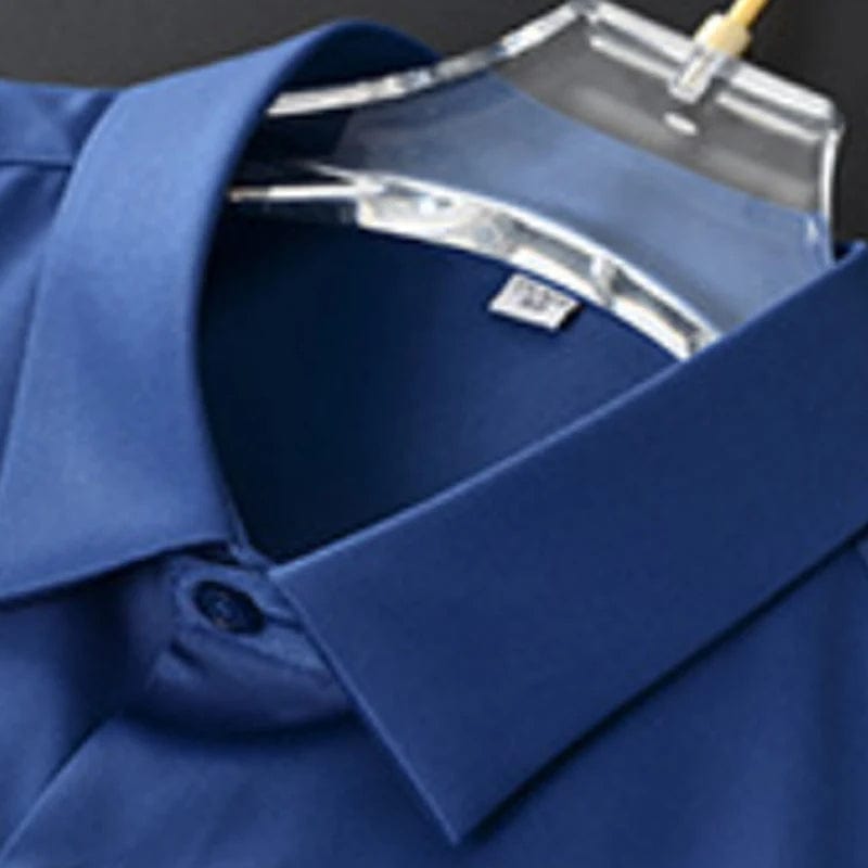 Camisa elegante para hombre, sin arrugas, ideal para cualquier ocasión y máxima comodidad.
