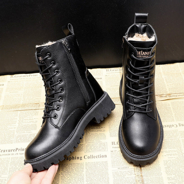Botas de invierno para mujer. Ofrecen calidez y comodidad. Con cremallera, son antideslizantes y resistentes al frío.