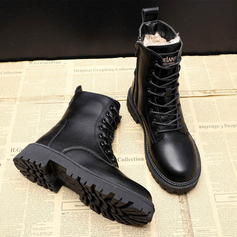 Botines casual de mujer, cálidos y con cremallera. Calzado de invierno resistente al frío, máxima comodidad y moda.