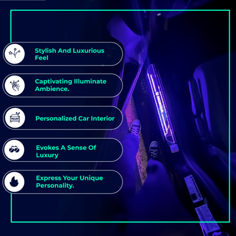 Luces LED para puertas de coche, visibilidad nocturna mejorada. Magnéticas, impermeables y con montaje sencillo.