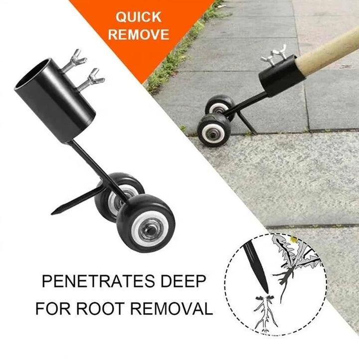 Extractor de malas hierbas para grietas de patio. Desmalezador de jardín ajustable, herramienta manual eficaz.