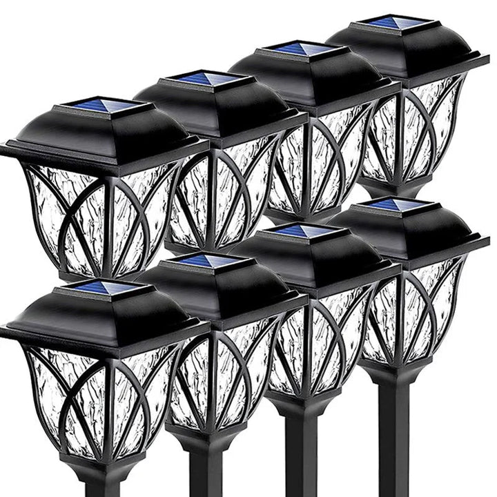 Lámpara solar LED para iluminación exterior, sin cables y con ahorro de energía.