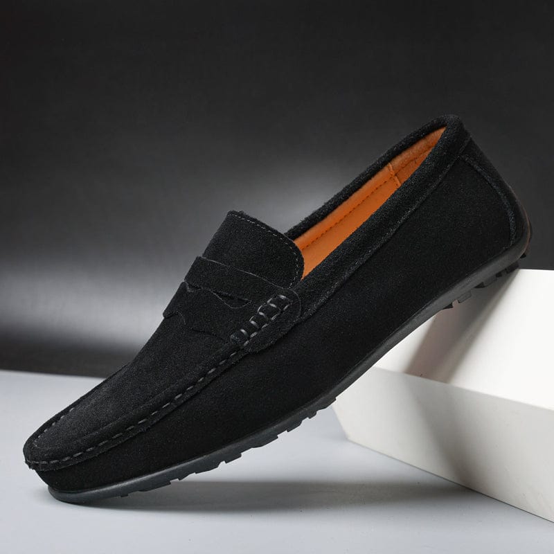 Zapatos de hombre, mocasines elegantes con suela antideslizante, diseñados para máximo confort y estilo.