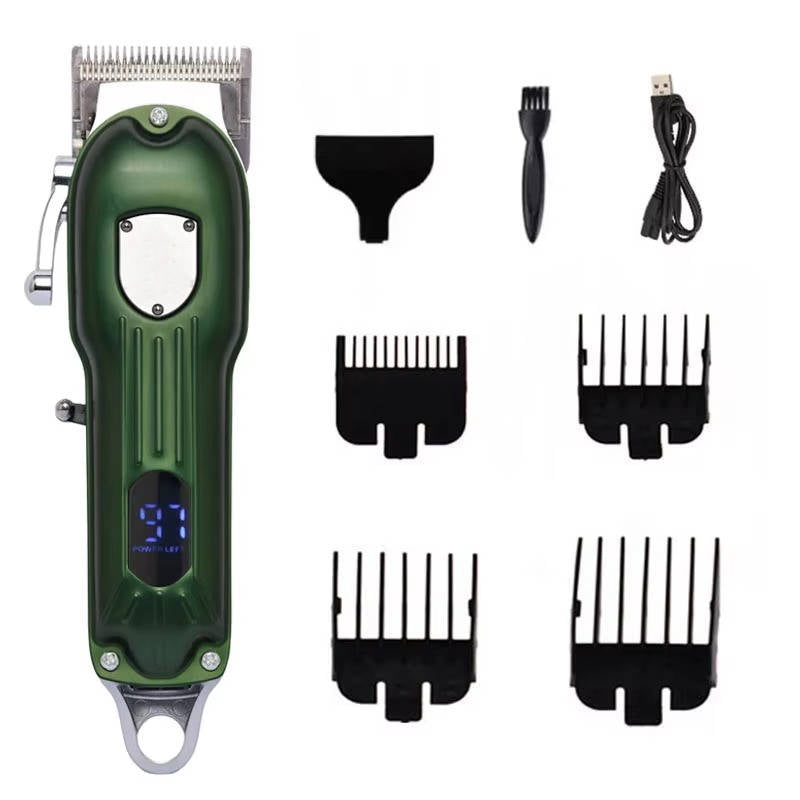 Cortadora de pelo recargable para mascotas, kit de aseo completo para perros, gatos y conejos.