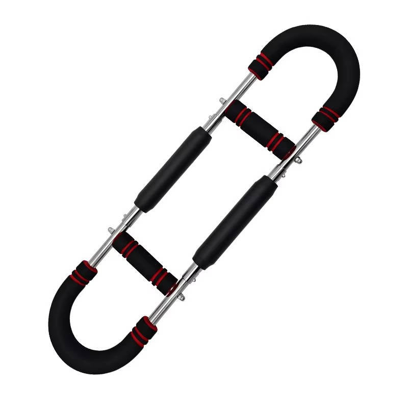 Expansor de pecho y brazos para ejercicio de fuerza. Mejora la resistencia muscular en casa. Entrenamiento funcional.