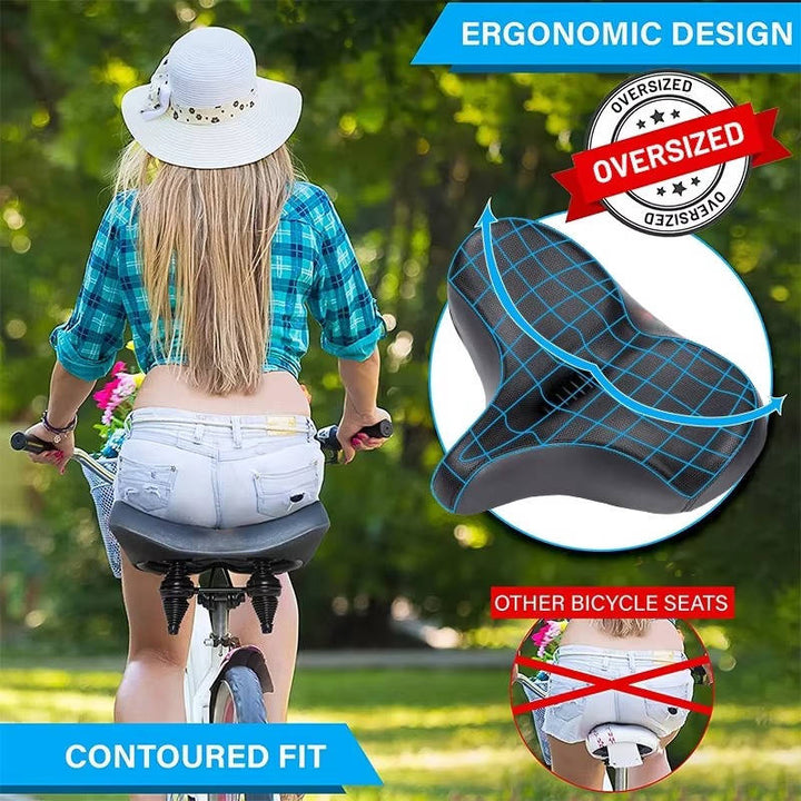 Diseño de sillín de bicicleta ergonómico para comodidad superior y estabilidad en cualquier ruta.