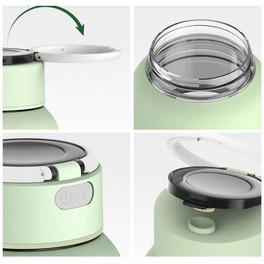Batidora portátil para jugos frescos y batidos de frutas, ideal para mantener un estilo de vida saludable.