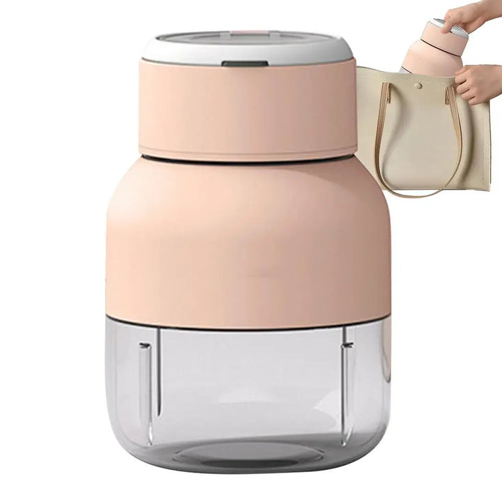 Mezclador de jugos portátil para uso en el hogar, prepara fácilmente batidos, smoothies y zumos naturales.