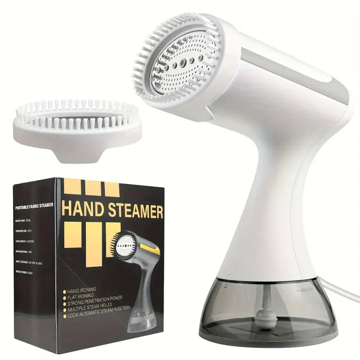 Vaporizador de ropa portátil 1500W. Elimina arrugas de forma rápida y eficaz para hogar y viaje.