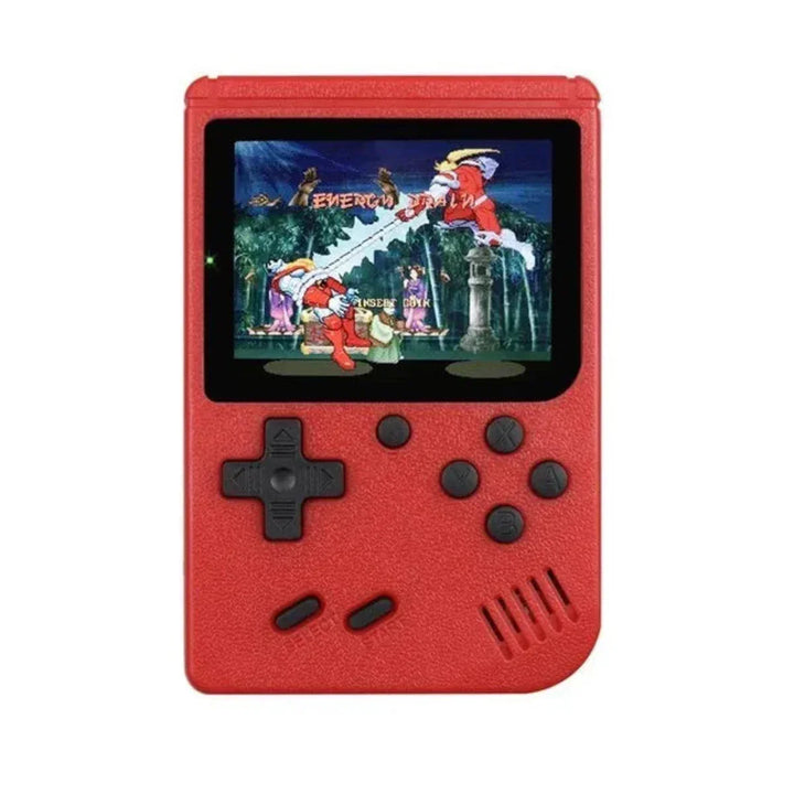 Consola de videojuegos portátil, compacta y ligera, con 400+ juegos clásicos integrados.