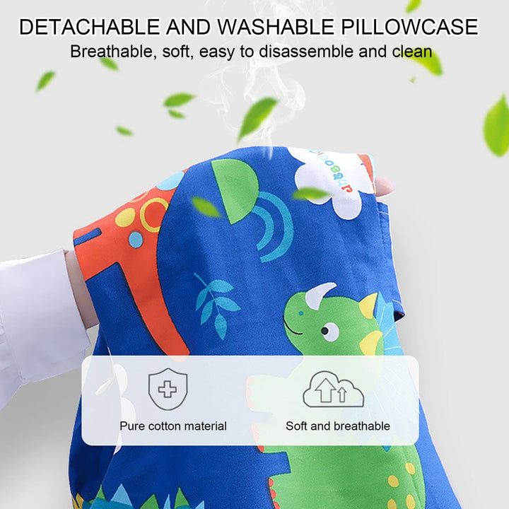 Almohada de viaje lavable para niños. Asegura un descanso placentero y soporte en cualquier trayecto.