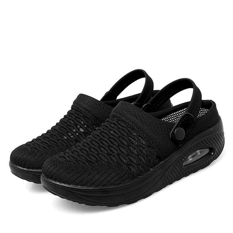Zapatillas ortopédicas de mujer casuales con amortiguación de aire para caminar y confort diario.