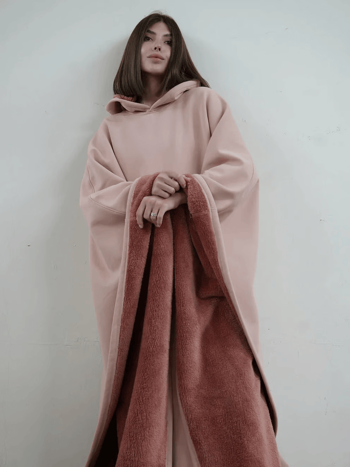 Estilo casual: sudadera oversize con capucha para mujer. Suave y cómoda, que te brinda una sensación relajante.