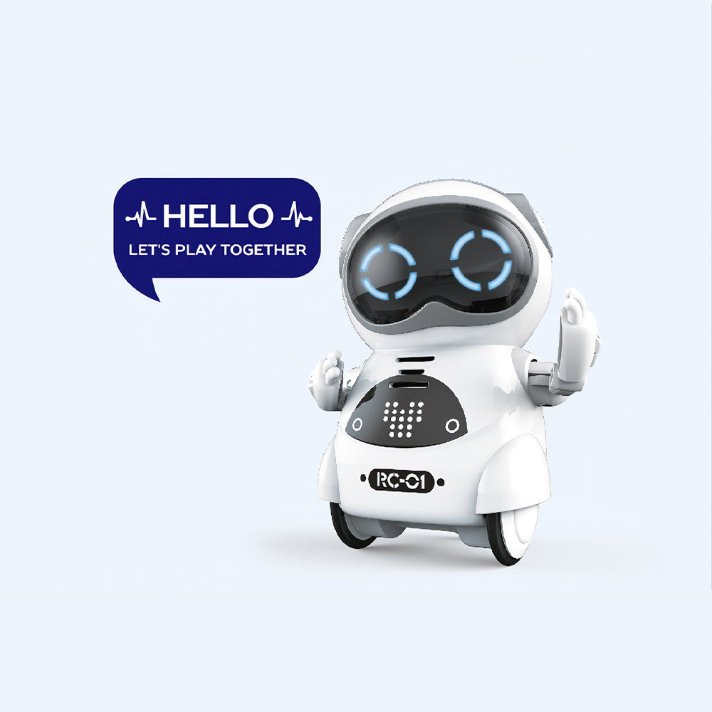 Compañero inteligente: robot RC de bolsillo con tecnología interactiva para el entretenimiento infantil.