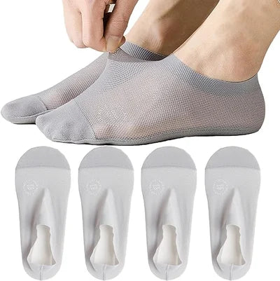 Calcetines deportivos invisibles transpirables. Proporcionan frescura y sujeción para actividades casuales.