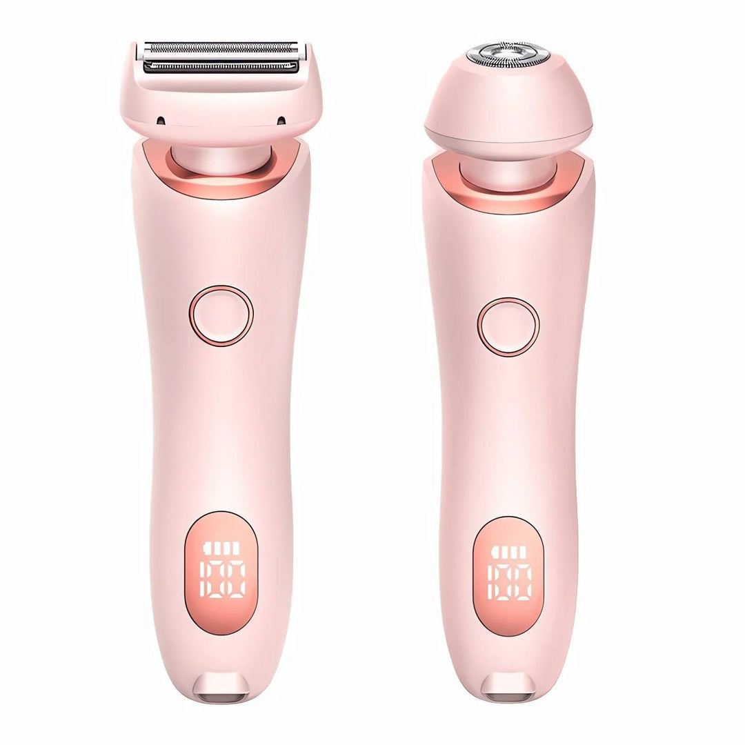 Afeitadora eléctrica para mujer, piel suave sin irritación. Depilación eficaz en húmedo/seco, recargable.